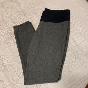 Nike Dri-Fit Black and Gray Leggings
